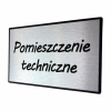 Tablica pomieszczenie techniczne 25/15cm